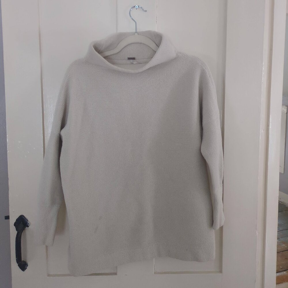 Free People Ottoman Sweater in Cream XS
